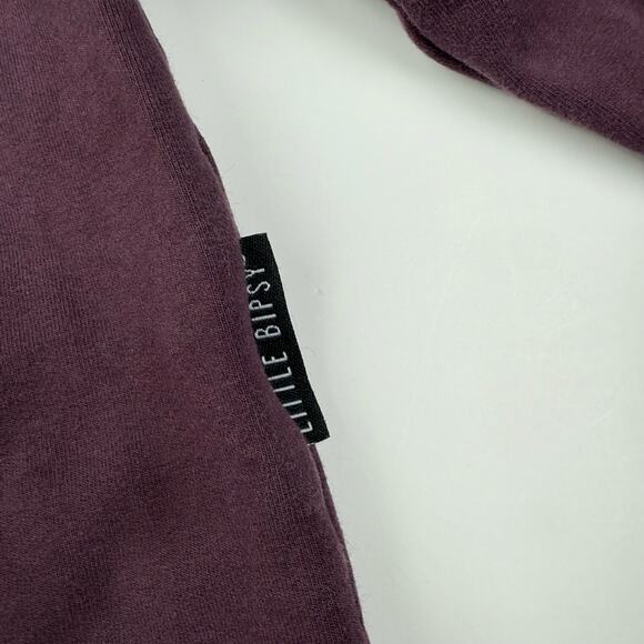 Little Bipsy Deep Purple Lightweight Sweatshirt - Picture 2 of 5